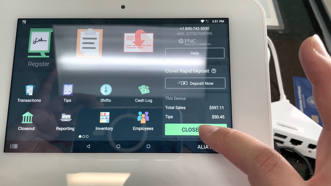 Обучение работе с POS-терминалами Clover #clover #register
