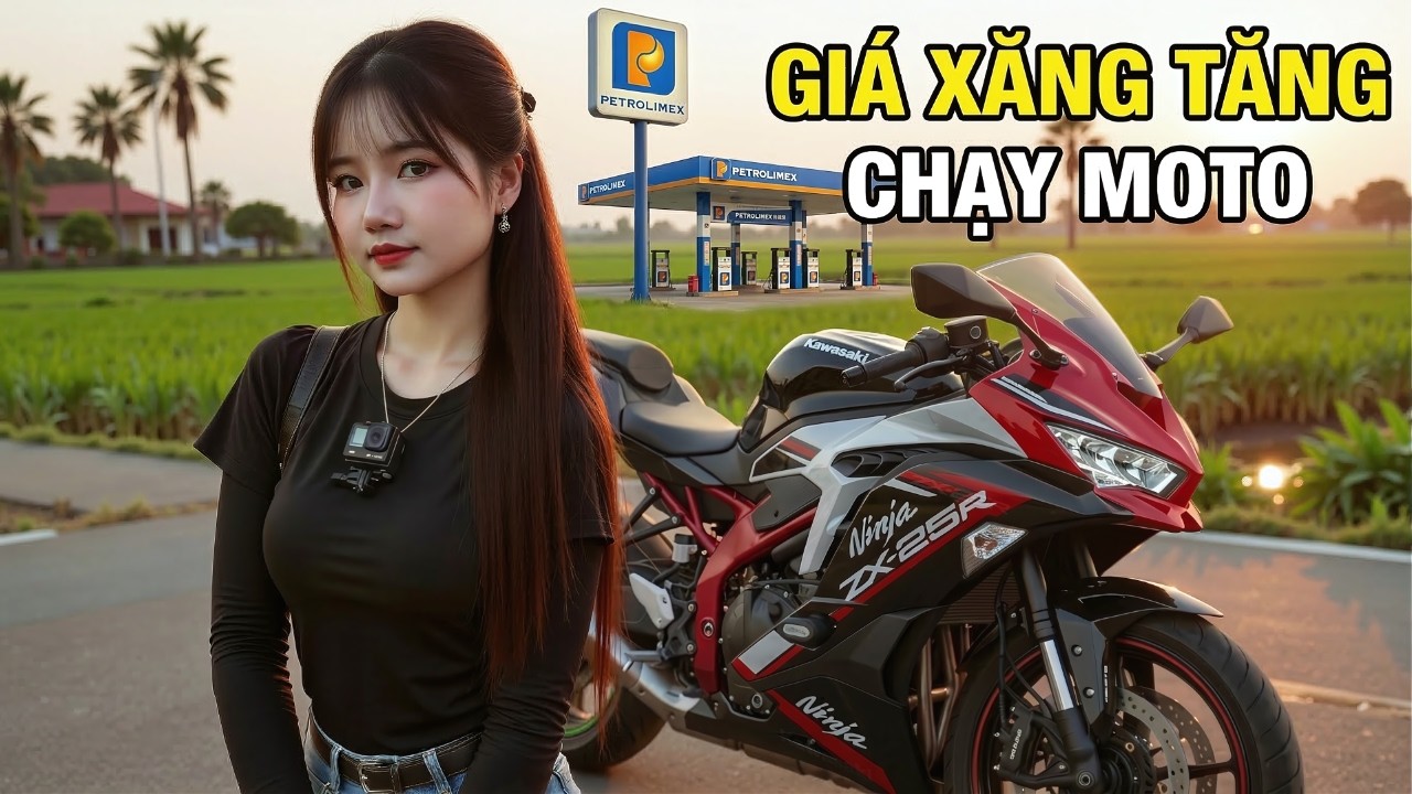 Giá Xăng Tăng Chóng Mặt: Kiều Thơ Chạy Moto Về Quê Tốn Bao Nhiêu Tiền?