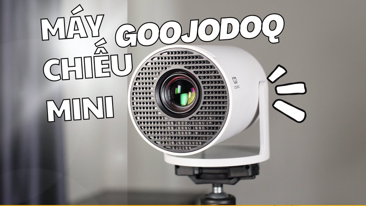 Máy chiếu mini 800k Android 11: GOOJODOQ AC1075 review | GOOJSD258