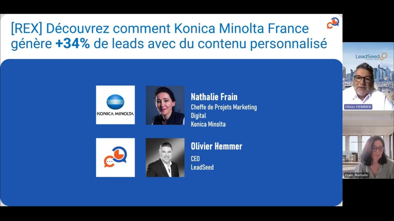 [REX – Webinaire] : 