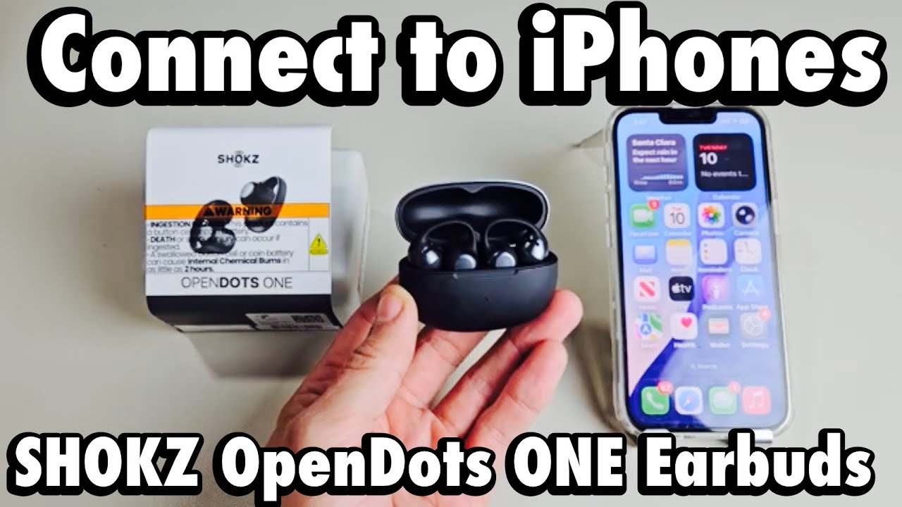 SHOKZ OpenDots ONE: Как подключиться к iPhone