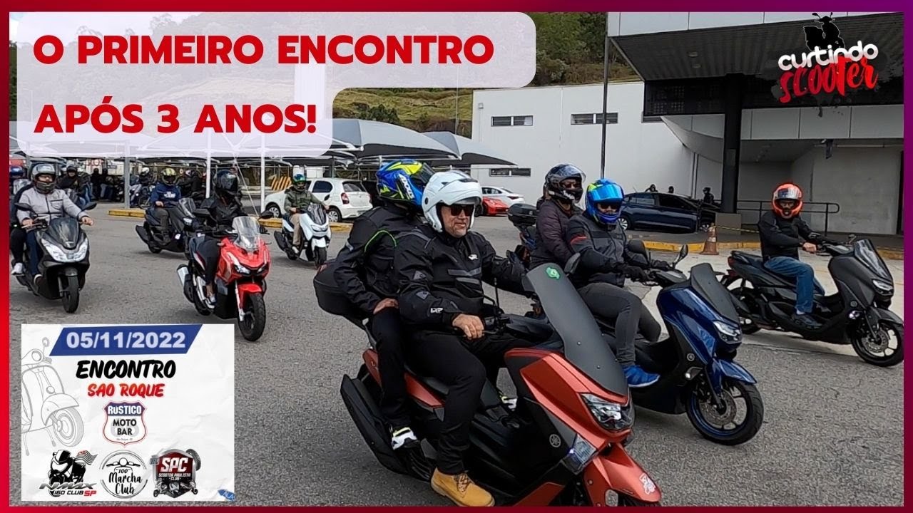 O Primeiro Encontro com Scooter Paulista Club após a 3 anos!