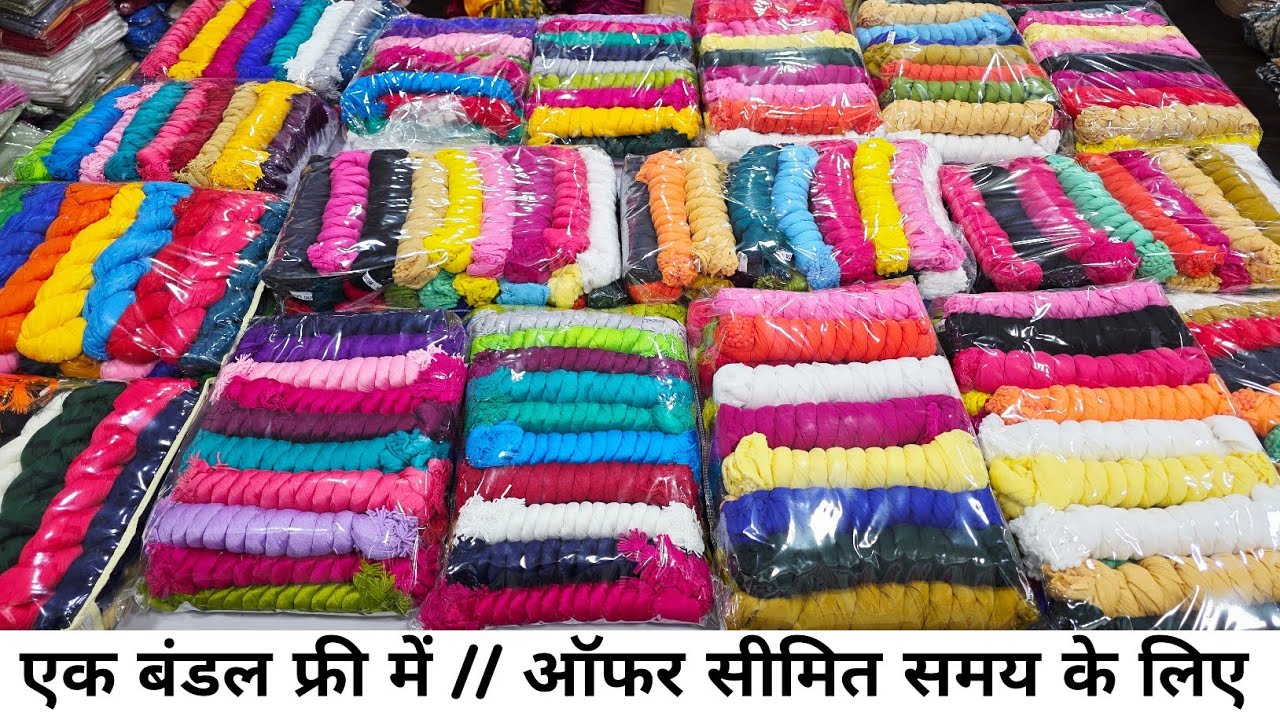 पूरा मार्केट घूम के आ जाओ इनके जैसे रेट कहीं नहीं मिलेंगे DUPATTA WHOLESALE MARKET IN SURAT.