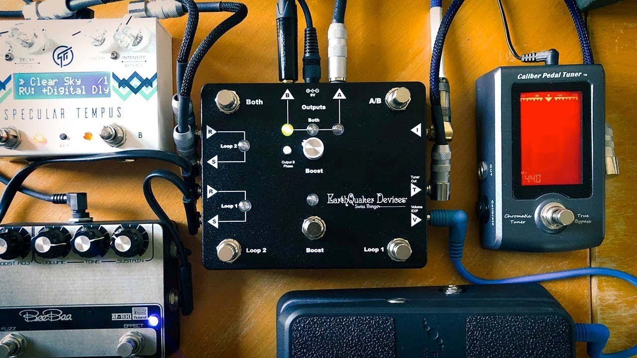 EarthQuaker Devices: SWISS THINGS pedalboard reconciler
