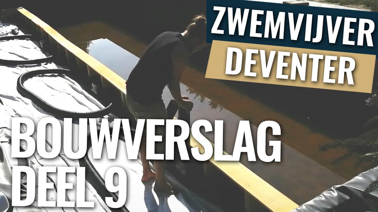 Drainagebuizen installeren | Bouwverslag zwemvijver Deventer deel 9