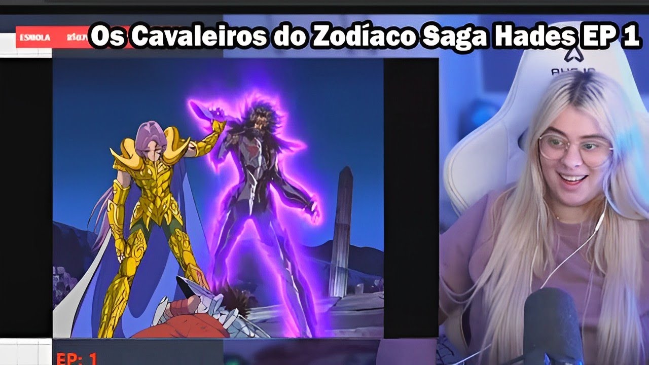 Mariana Alpha Reage: Os Cavaleiros do Zodíaco Saga Hades EP 1