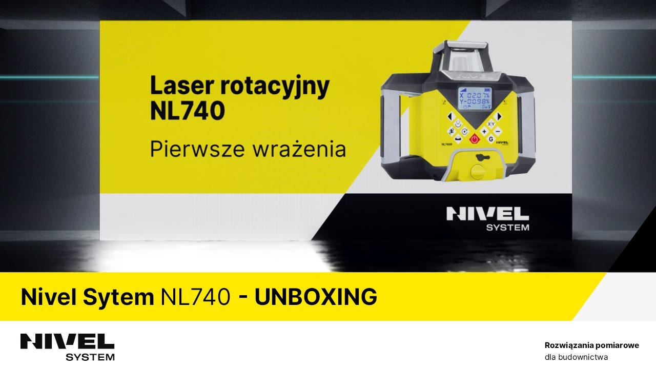 Nivel System NL740 - UNBOXING
