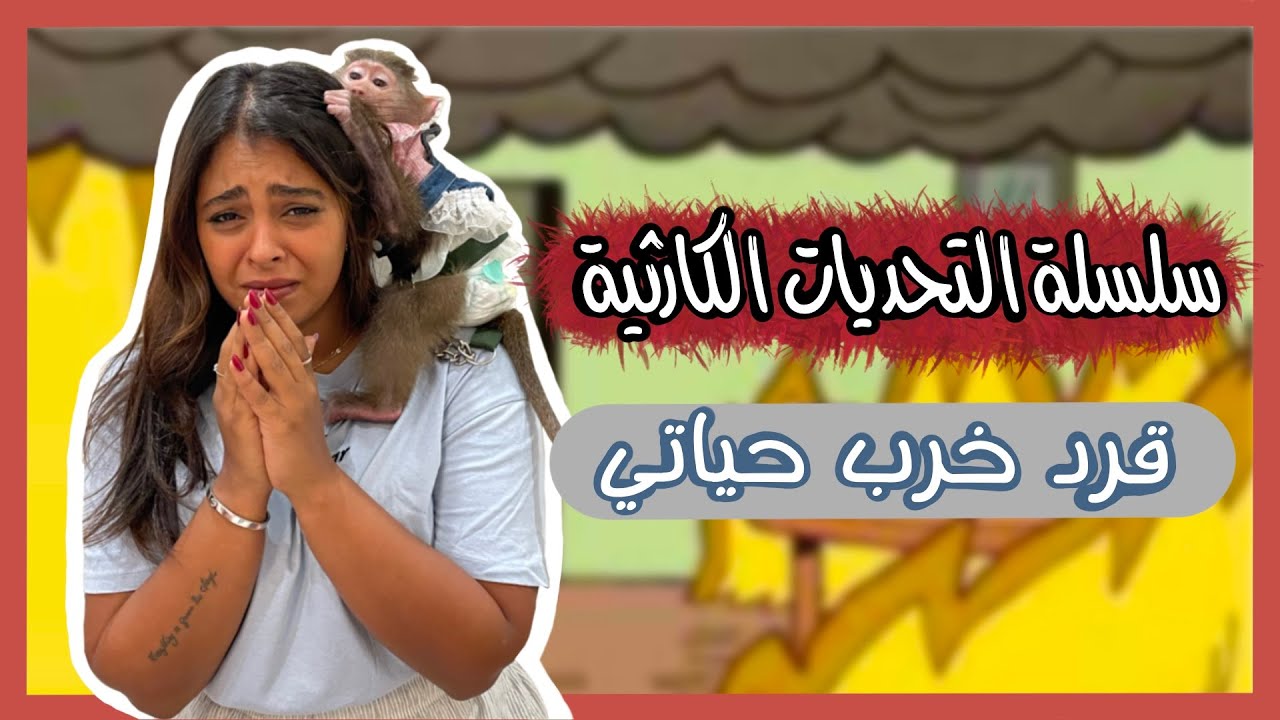 😰🔥!!أتحدوني أعيش مع قرد يوم كامل