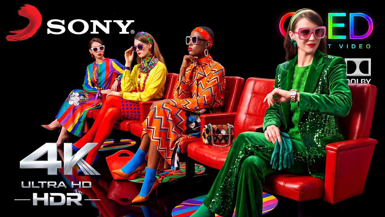 SONY BRAVIA OLED 4K Demo Made Reality Look Cheap | True 4K HDR 240FPS Dolby Vision (4K TV Test)