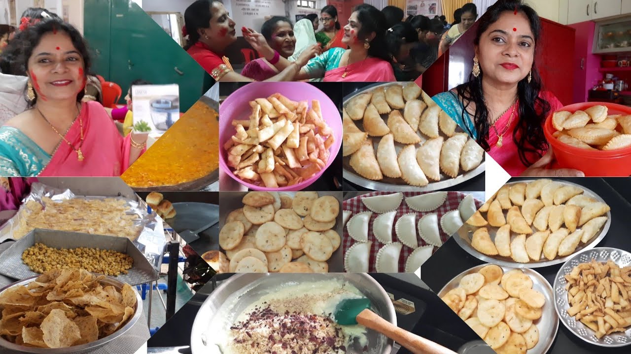 Holi पकवान तैयार +Women's Day & Holi Celebrations🧿 instant MAWA🧿 Mawa GUJIYA🧿 PAPADI🧿 MATHRI NAMKEEN