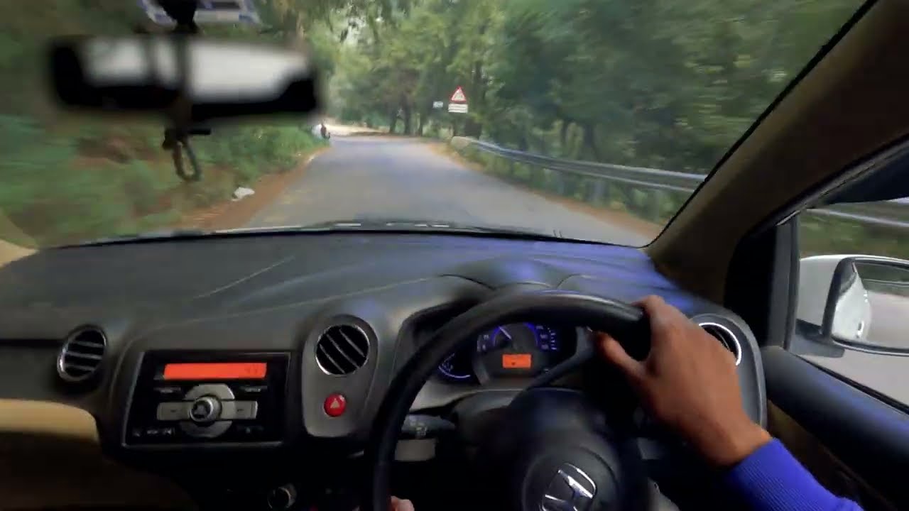 Honda Brio 1.2 ivtec (89bhp@109nm) hill drive POV || ASMR || 4k || @Perspectiverides