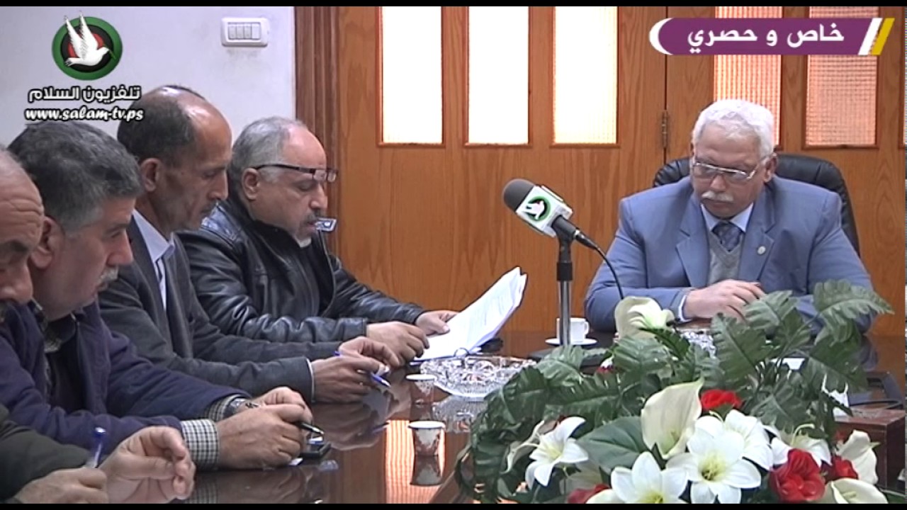 تغطية خاصة للجلسة الاسبوعية لرؤساء أقسام بلدية طولكرم
