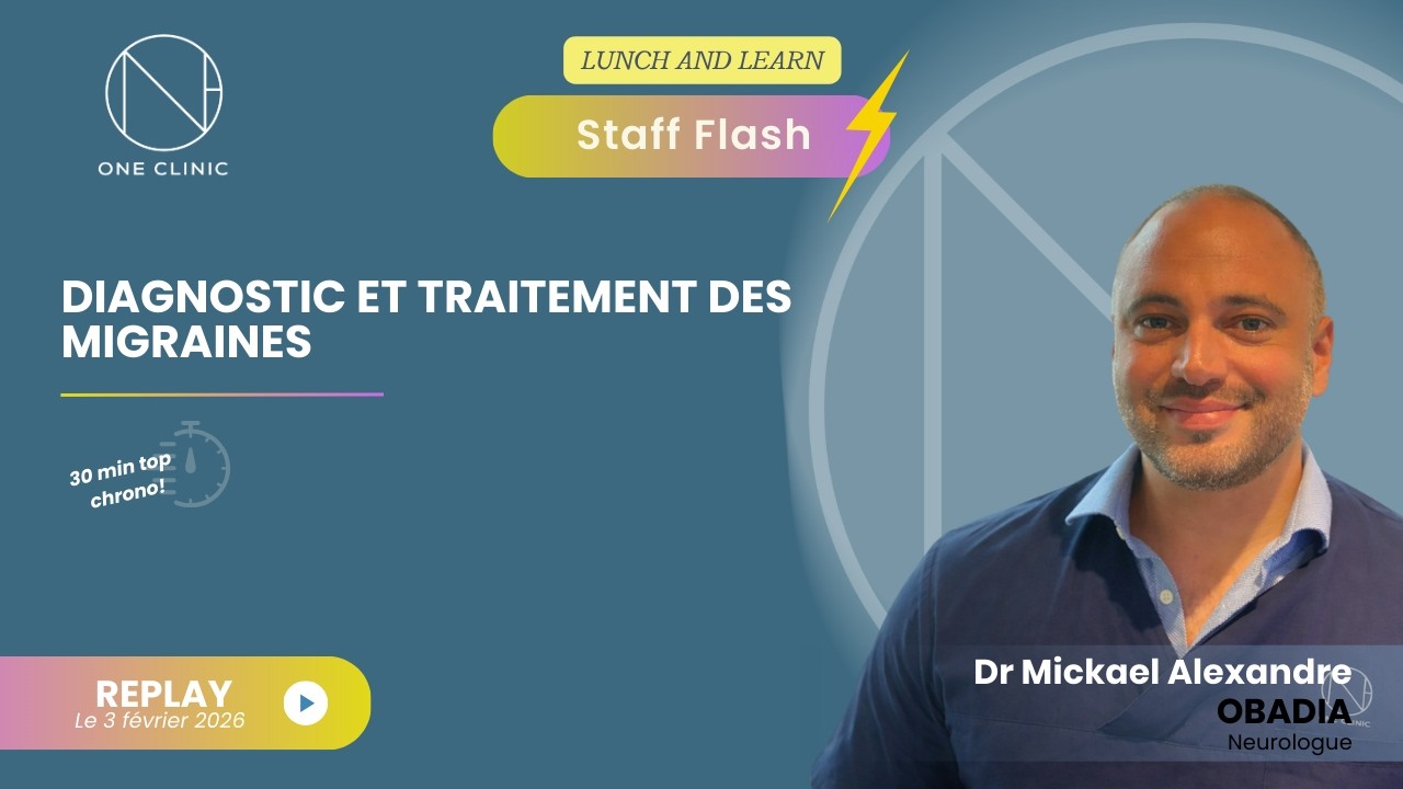 Diagnostic et traitement des migraines - Staff Replay - One Clinic x PointGyn