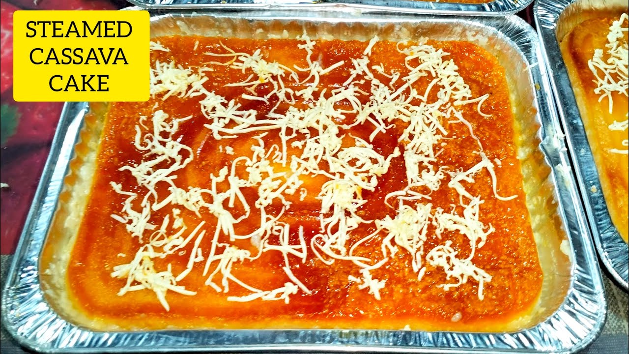 STEAMED CASSAVA CAKE | Cassava Cake Pang Negosyo Recipe | @FromRenKitchen #cassavacakerecipe