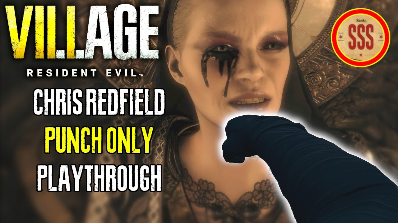 Chris Redfield Punch Only Run - Resident Evil Village Mercenaries DLC