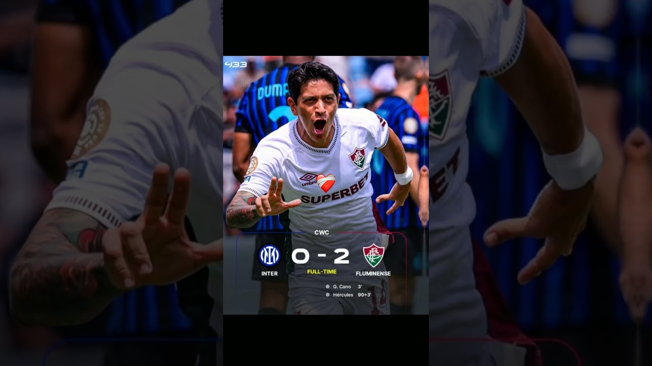 Inter Milan vs Fluminense ☠️🔥 #clubworldcup #football