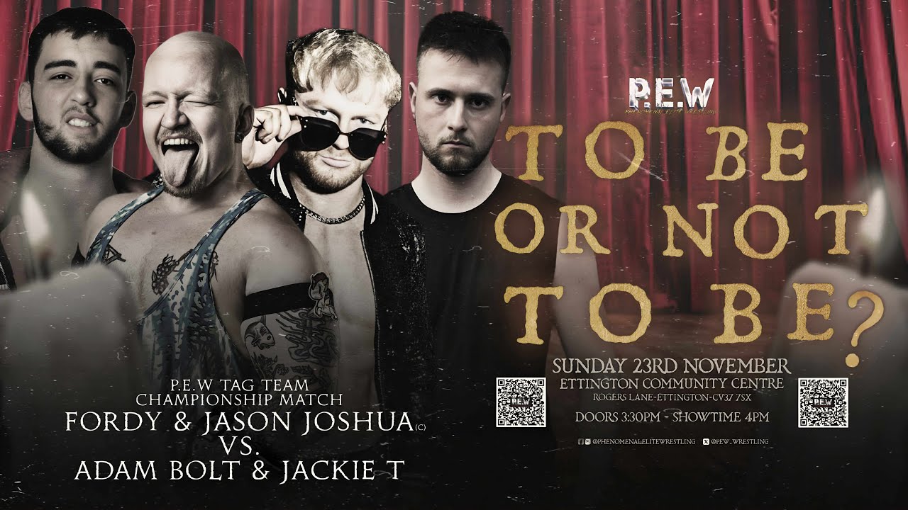 FULL MATCH: P.E.W Tag Team Championship- Jason Joshua and Fordy (c) Vs Adam Bolt & Jackie T