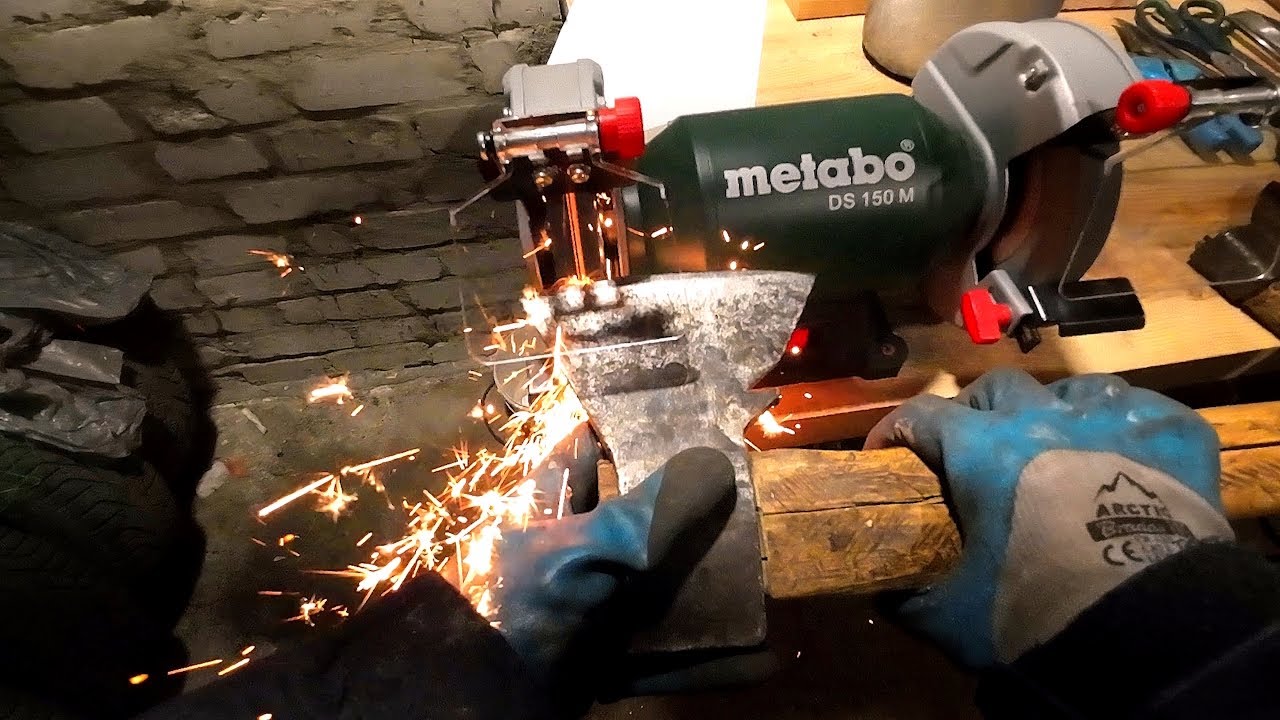 Metabo DS 150M Testing Bench Grinder with Different Tools