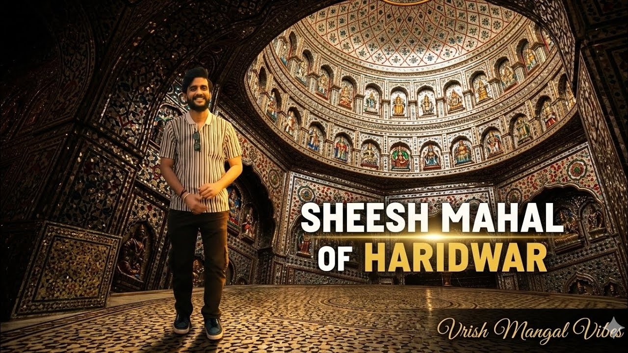 Most Beautiful Glass Temple in Haridwar! | पावन धाम व्लॉग(Pawan dham sheesh Mahal)। 🕉️🌄☺️☺️☺️🫠🫠