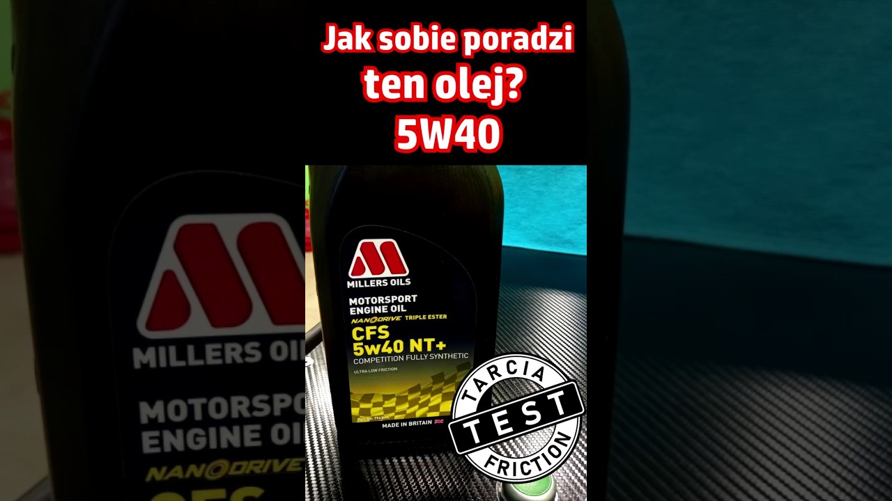 Test oleju MILLERS CFS 5W40 NT+ Motorsport do AMG Jak sobie poradzi? Por&oacute;wnawczy test tarcia Cz.4/15