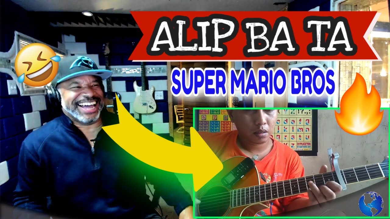 ALIP BA TA SUPER MARIO BROS Theme Song guitar Acoustic #alipers - Producer Reaction