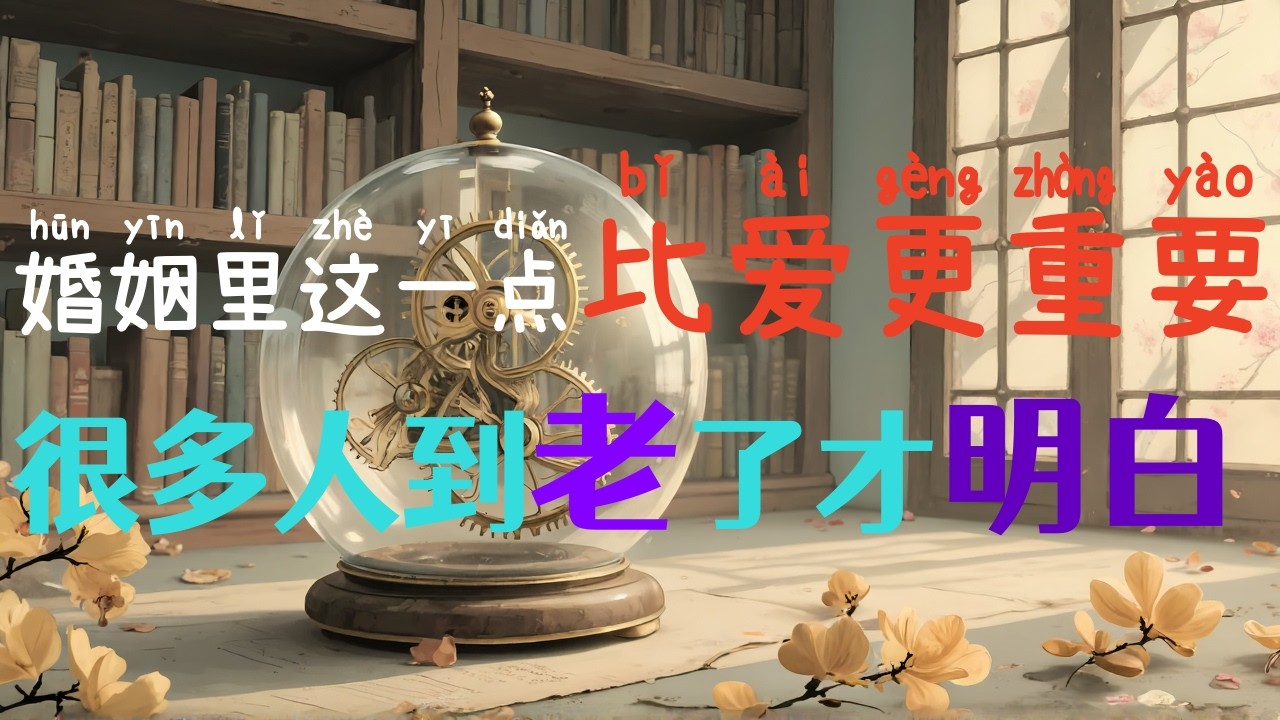 婚姻裏，這一點比“愛”更重要，很多人到老了才明白  #婚姻 #國學 #情感 #傳統文化 #智慧人生