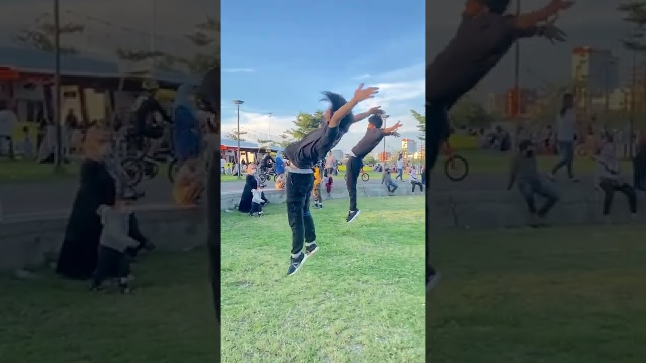 Salto depan cewek cewek laut reaksinya 😀 😎 #Shorts #Parkour #Trending #salto #viral