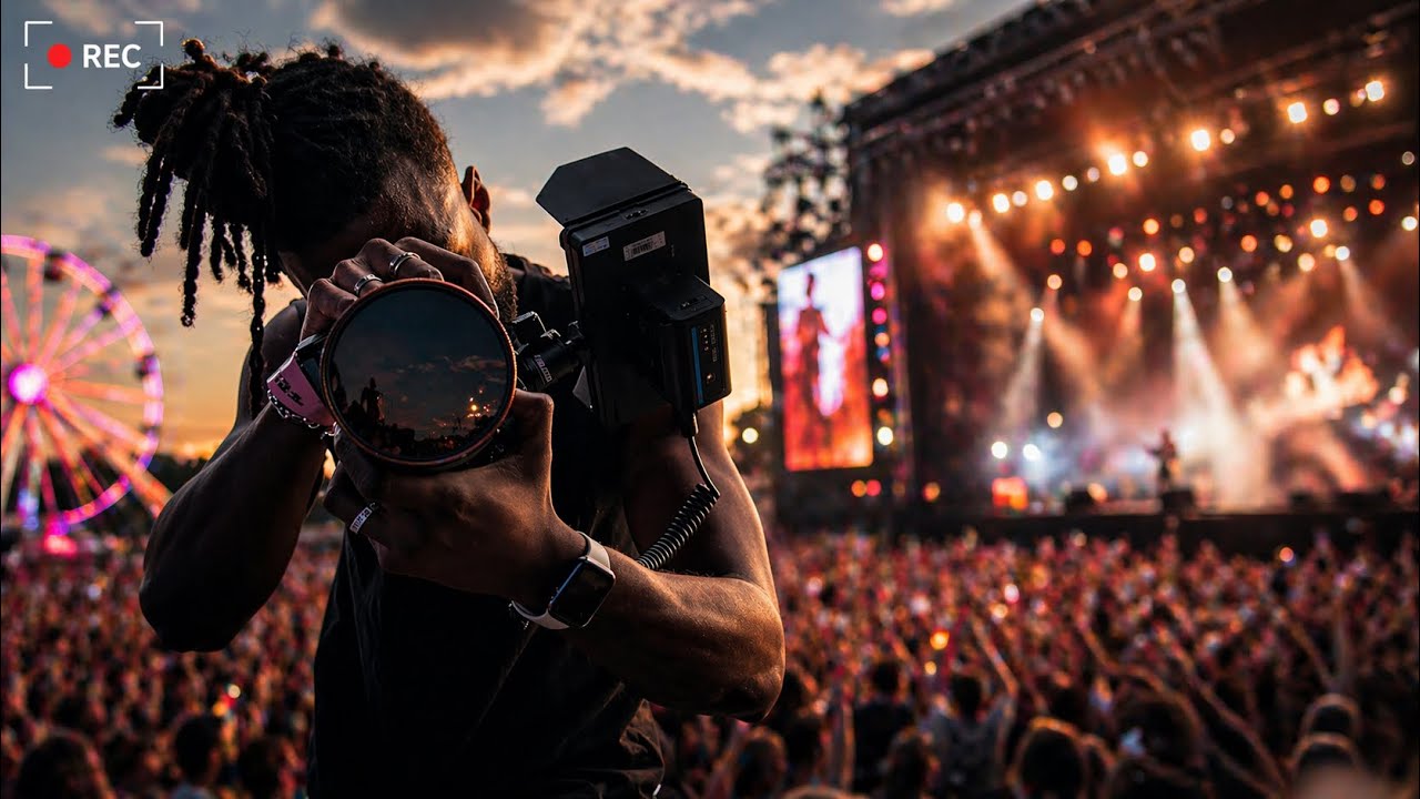 Tu veux filmer des festivals et des concerts ? Voilà comment faire