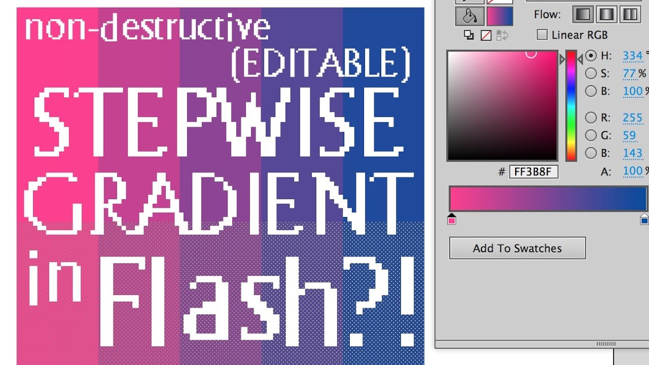 NEW IDIOTIC FLASH TRICK FOR STUPID LOSERS (video)