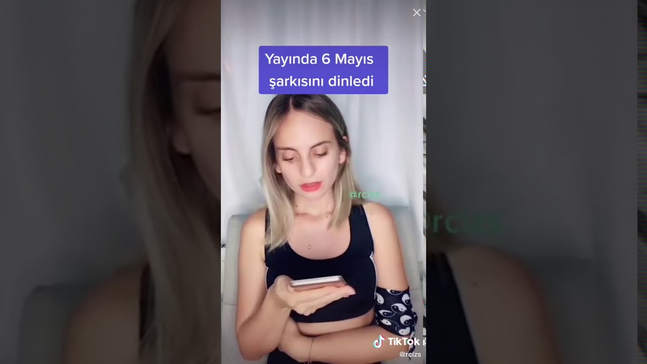 Cemre solmaz Canlı Yayında 6 Mayıs Şarkını Dinledi