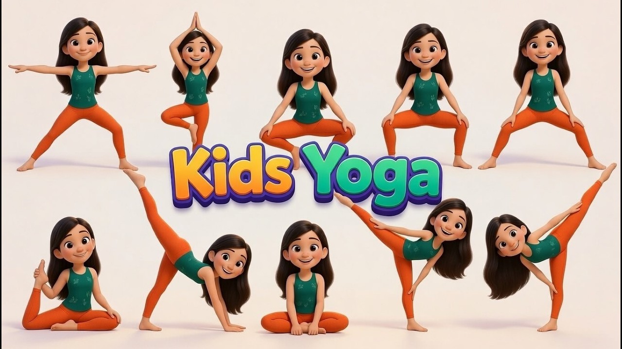 Fun Stretching and Strengthening Kids Yoga Program for Boys and Girls