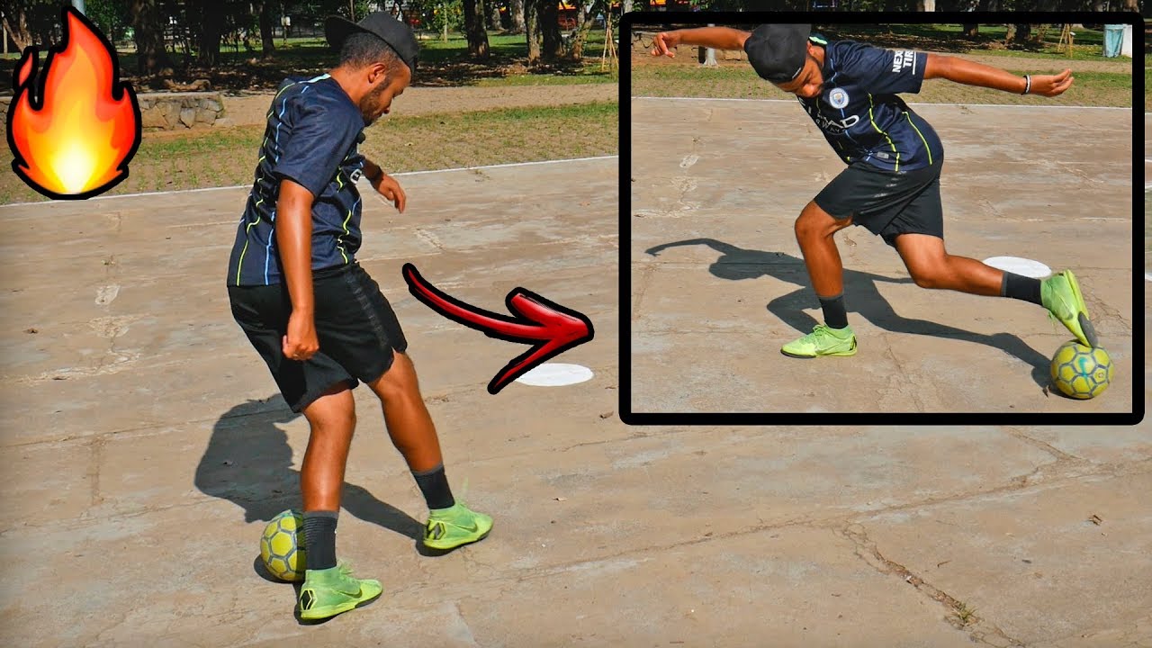 3 DRIBLES CRIATIVOS PARA USAR ONDE QUISER - FUTSAL/CAMPO/SOCIETY E RUA !