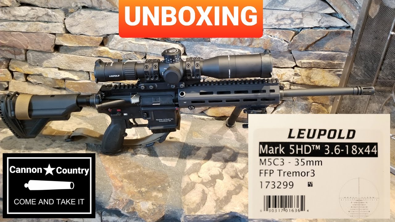 UNBOXING: LEUPOLD SCOPE MARK 5HD 3.6-18x44 TREMOR 3 RETICLE 173299 by #CannonCountry