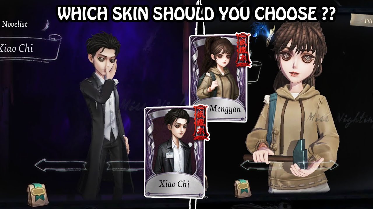 Antiquarian & Novelist A costume &ldquo;Tao Mengyan&rdquo; & &ldquo;Xiao Chi&rdquo; gameplay - (Identity v)
