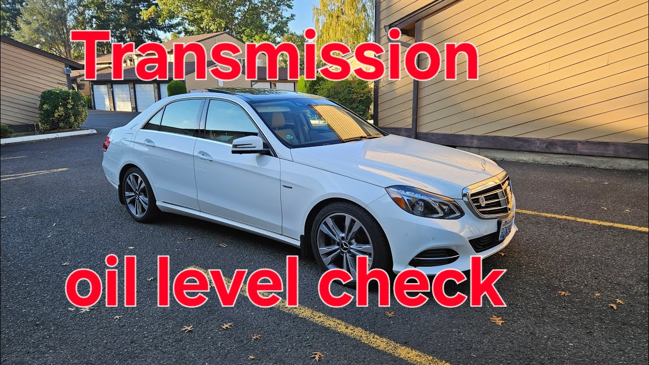 Mercedes  772.9  transmission oil level check ( 7g tronic )