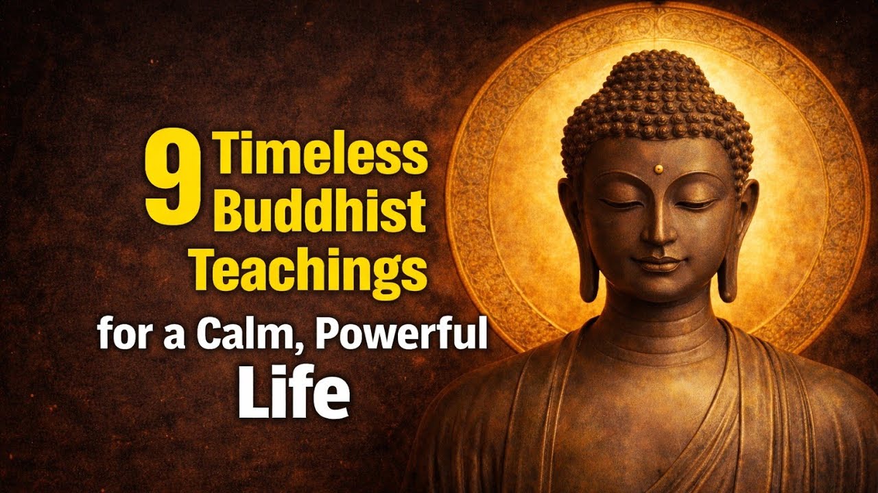 9 Timeless Buddhist Teachings for Inner Peace | Buddha Wisdom for a Calm Life