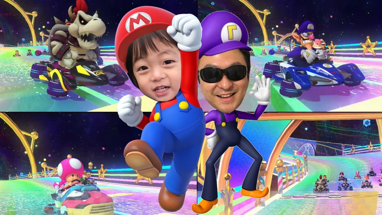【マリオカート】みなパパママで対決！　だれが勝つ？　ゲーム実況