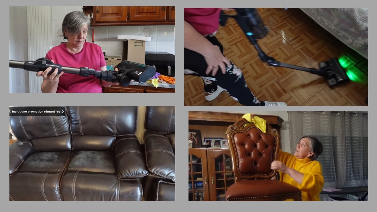 Des journées bien chargées # Ménage (pas mal de moisissures) & Démo aspirateur Vexilar V15 Max