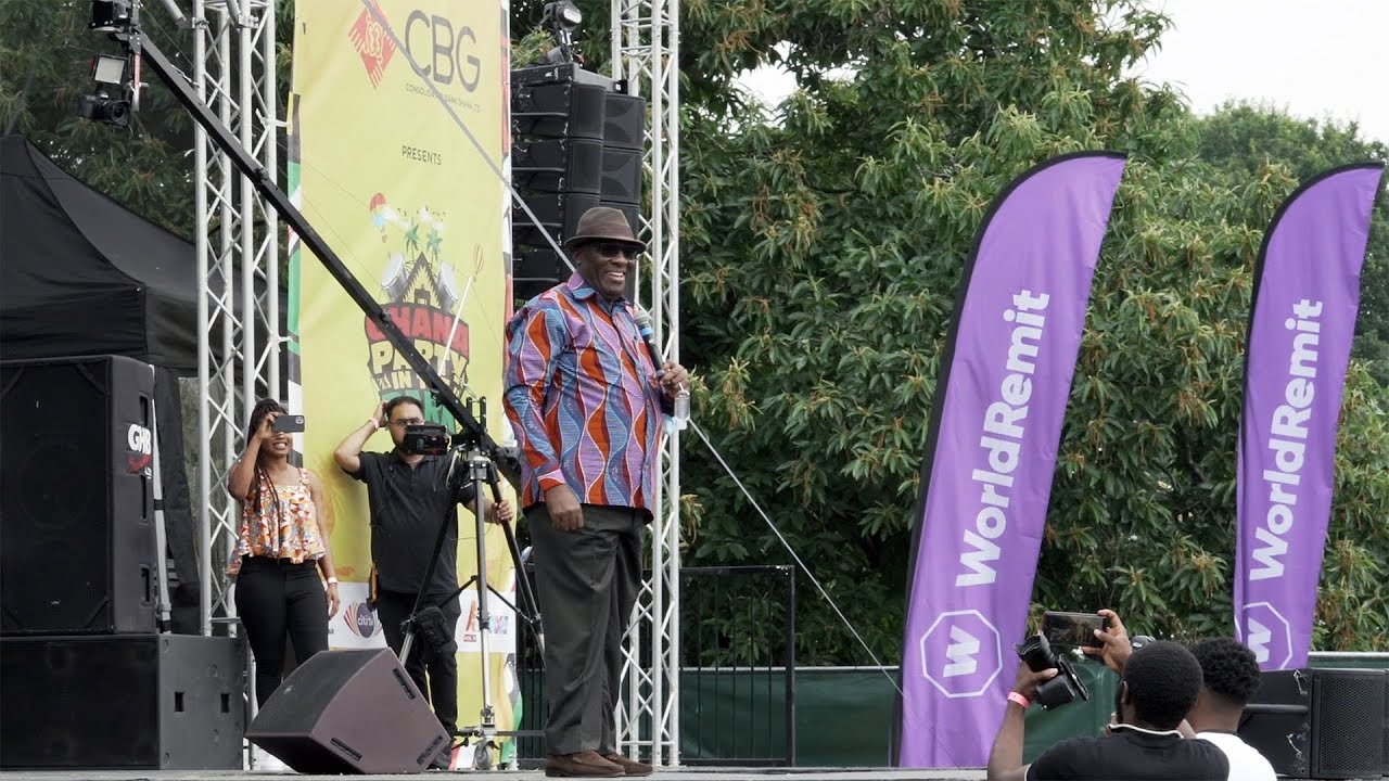 H.E. Papa Owusu-Ankomah at Ghana Party in the Park 2021