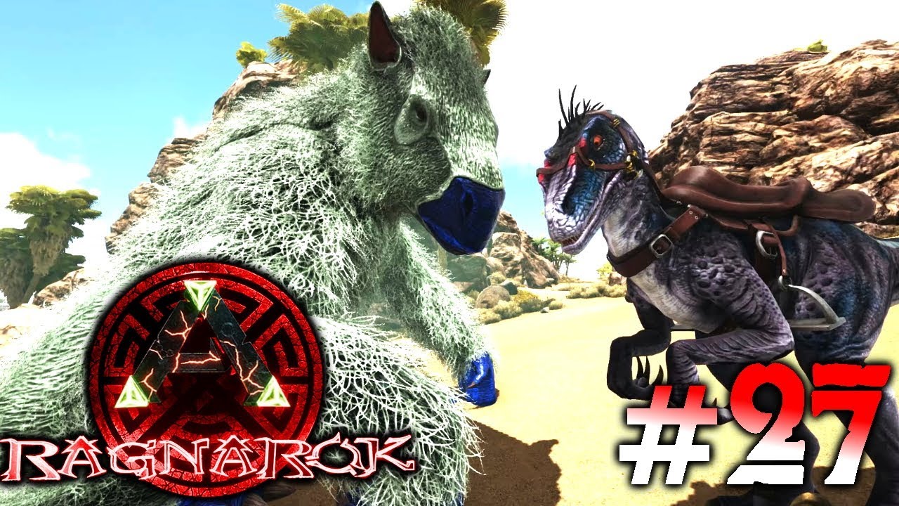 ARK: Ragnarok #27 - Den Jurassic Park Male Raptor & ein Megatherium zähmen! | LP Ark Deutsch