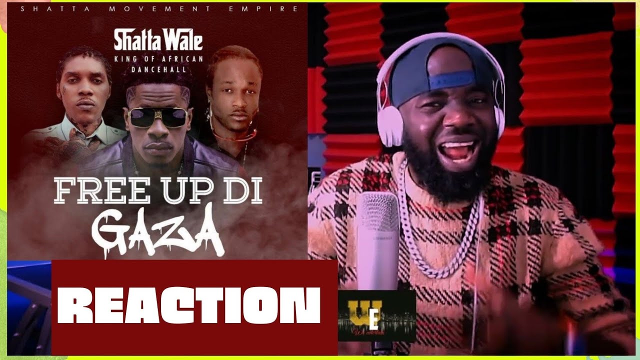 Shatta Wale - Free Di Gaza (official Audio slide) [vybz kartel] Reaction video!!