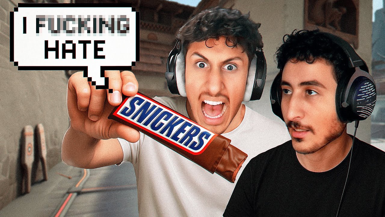 He’s tweaking out again..