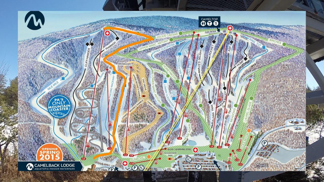 Camelback's Hidden Gem, Rhododendron Glen, Skiing