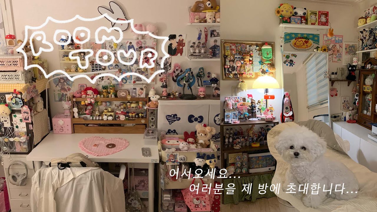 이 방엔 귀여운 것만 출입가능합니다👮‍♀️ 취향수집 맥시멀 오타쿠의 방 소개 