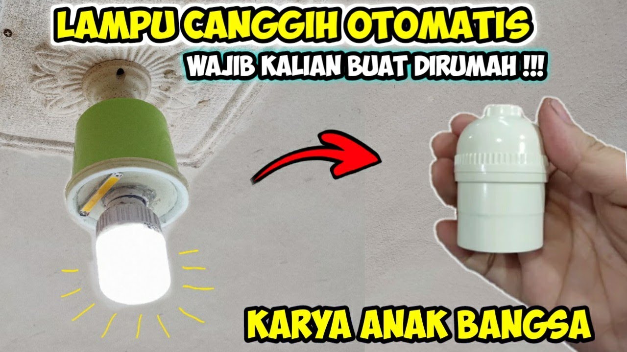 Cara buat lampu emergency canggih serba otomatis