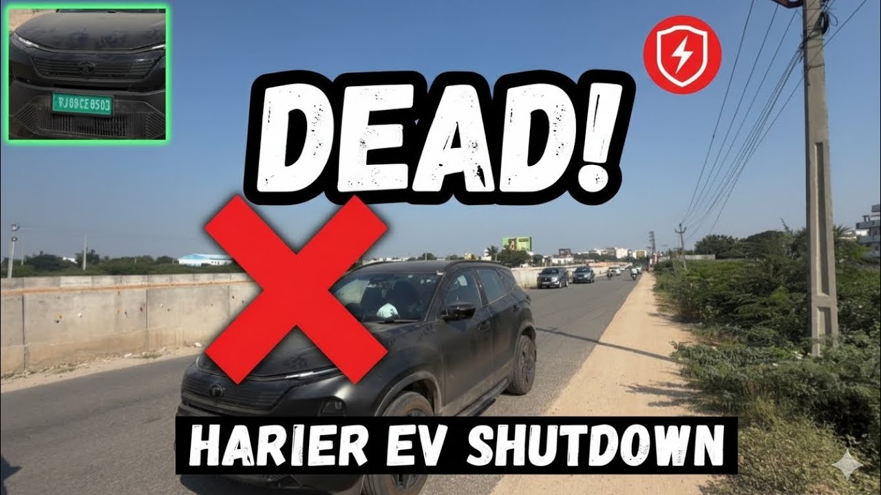 TATA HARRIER EV DEAD on Highway! (AGAIN) 🤯 Major Battery Issues Strike Twice!