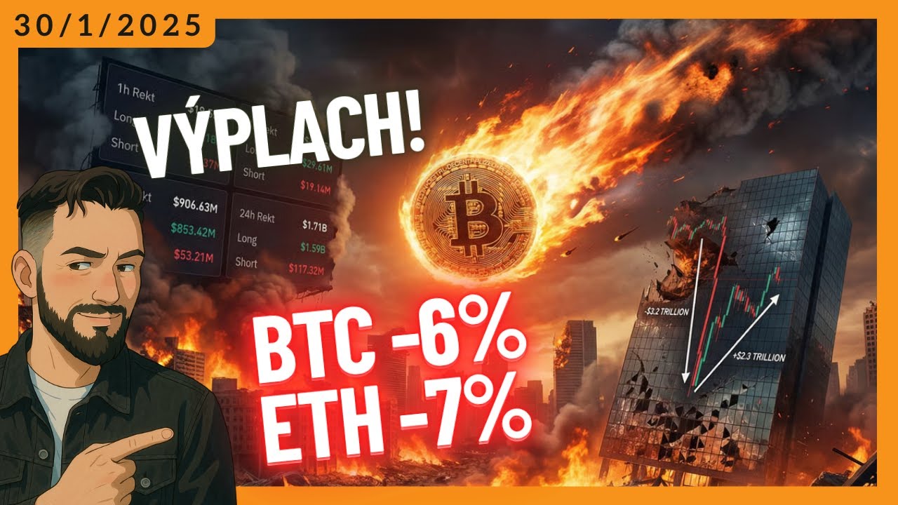 Bitcoin padol pod $83 000! 🔴 Výplach kryptomien, zlata aj striebra! #BTC #kryptoraňajky