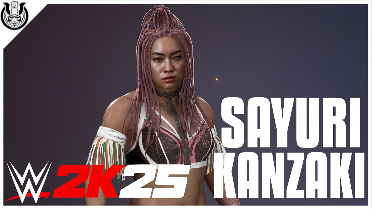 WWE2K25 Original CAW SHOWCASE | Sayuri Kanzaki