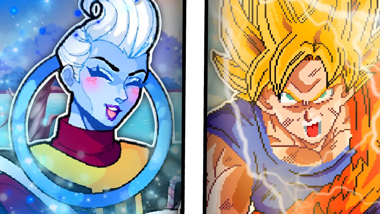 WHIS OP VS TODAS AS TRANSFORMAÇÕES DO GOKU NO MUGEN!!