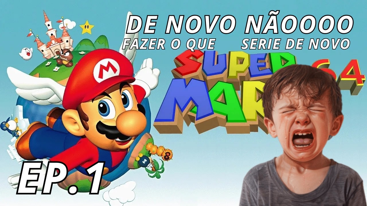 Super Mario 64 | Parte 1- Incio da Gameplay  - 🔴Ao Vivo 